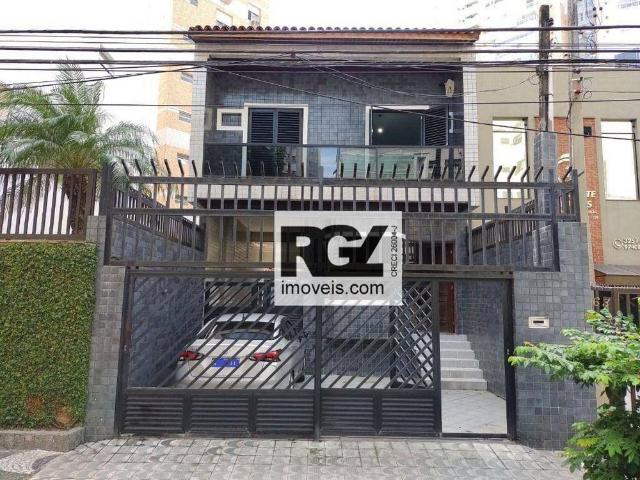 Sobrado Com 4 Quartos, 266 m² Venda por R$2.900.000 Ou Aluguel por R$12.750/mês Gonzaga San