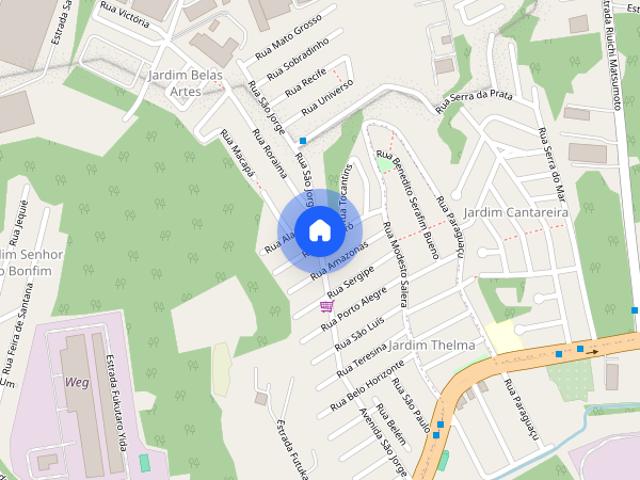 Sobrado com 2 dormitórios para alugar, 100 m² por R$ 1.200,00/mês Jardim Thelma São Bernardo do