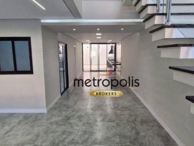 Sobrado com 3 dormitórios à venda, 155 m² por R$ 1.380.000,00 Vila Alzira Santo André/SP