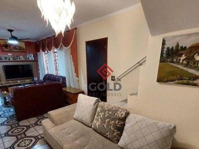 Sobrado com 3 dormitórios à venda, 169 m² por R$ 585.000,00 Vila Francisco Matarazzo Santo André