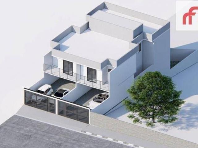 Sobrado com 3 suítes, área gourmet, piscina, 4 vagas. À venda, 120 m² por R$ 1.380.000 Jardim Vila