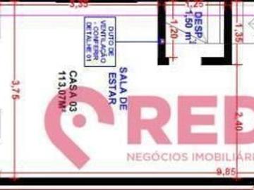 Sobrado com 3 quartos à venda, 112 m² por R$ 425.000 Central Parque Sorocaba Sorocaba/SP