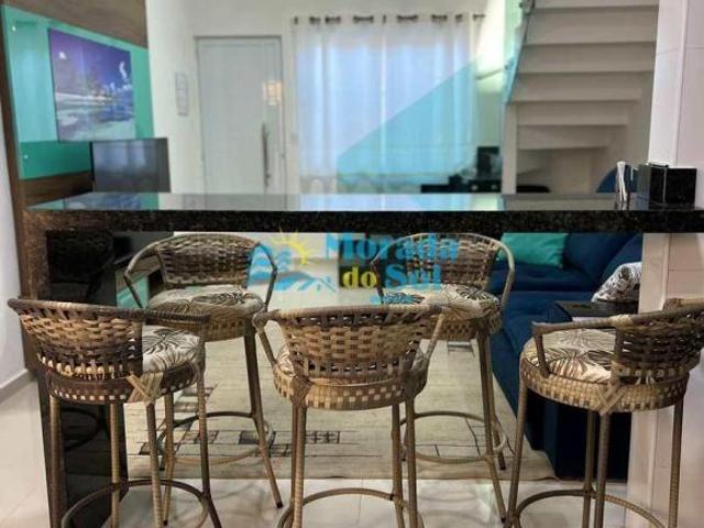 Sobrado de Condomínio com 3 dorms, Caiçara, Praia Grande R$ 468 mil, Cod: 8014