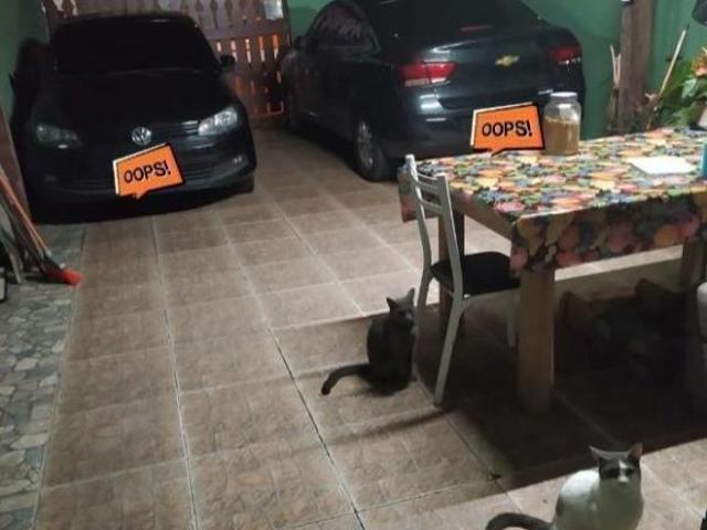 SOBRADO EM MONGAGUÁ, BAIRRO JUSSARA, LADO MORRO, USADO, RUA COMCALÇADA, MURADO, 04 DORMITÓRIOS, 02 B