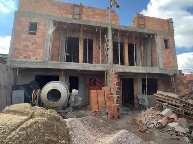 Sobrado em construção entrega julho 2026 à venda em Curitiba PR, Orleans: 3 quartos, 1 suíte, 2 sal