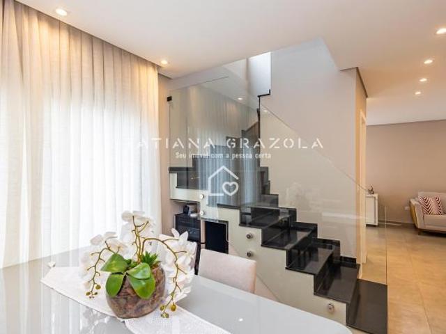 Sobrado Triplex 124m² Campo Comprido — Residencial Paris Village, 3 Quartos Suíte c/ Closet