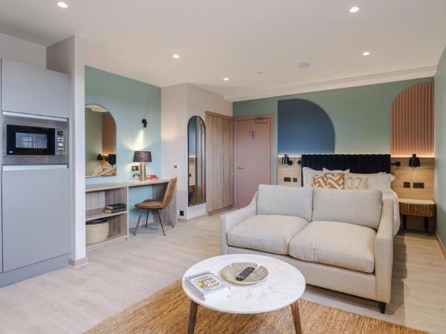 Sofa Bed at Nationwide, Platinum. Serviced apartment to rent £2,400 pcm £554 pw