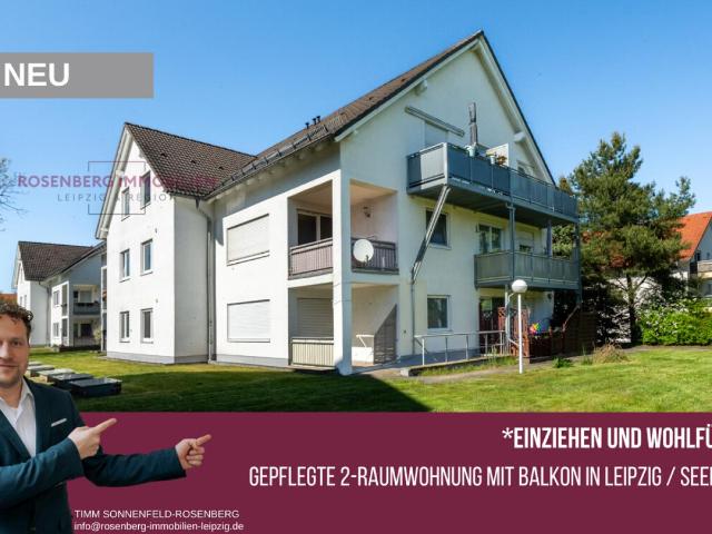 Sofort bezugsfertige 2 Zimmer Wohnung mit Balkon in ruhiger Wohnlage in Seehausen