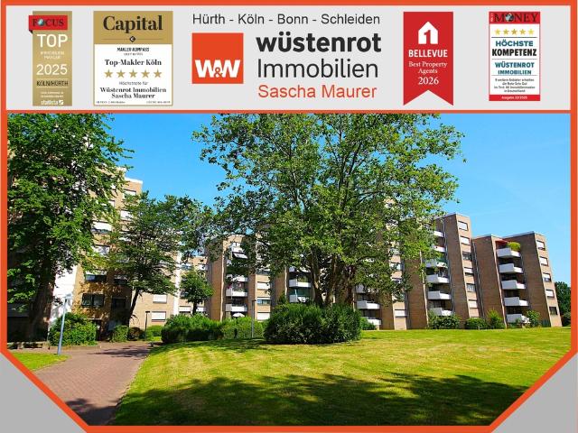 Sofort bezugsfrei! Gut geschnitten! Barrierearm! 4 Zimmer Wohnung mit Balkon und TG Stellplatz
