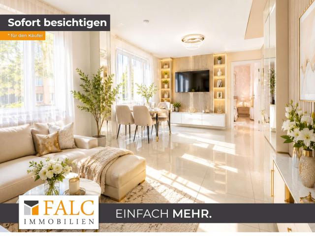 Sofort bezugsfrei: Helle 3 Zimmer Wohnung mit modernem Wohngefühl