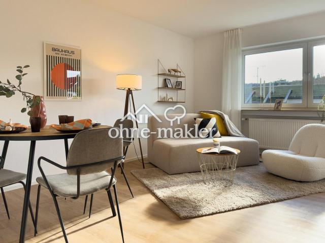 Sofort einziehen: Kernsanierte 3 Zimmer Wohnung mit Südbalkon in Ottobrunn – provisionsfrei