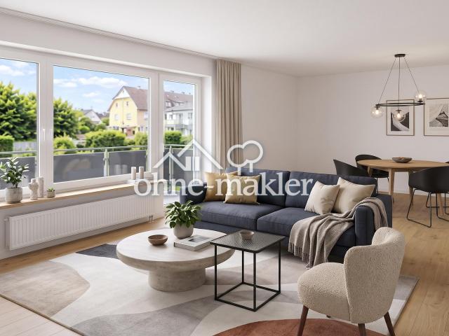 Sofort einziehen lichtdurchflutete 3 Zimmer Wohnung in bevorzugter Wohnlage