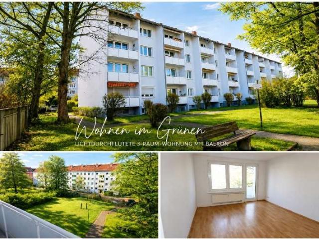 Sofort einziehen und wohlfühlen – 3 Raum Wohnung mit Balkon inkl. Stellplatz