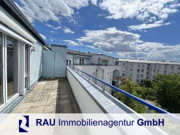 Sofort frei Dachterrassen Wohnung, 2 Zi. plus Wohnküche Erbpacht