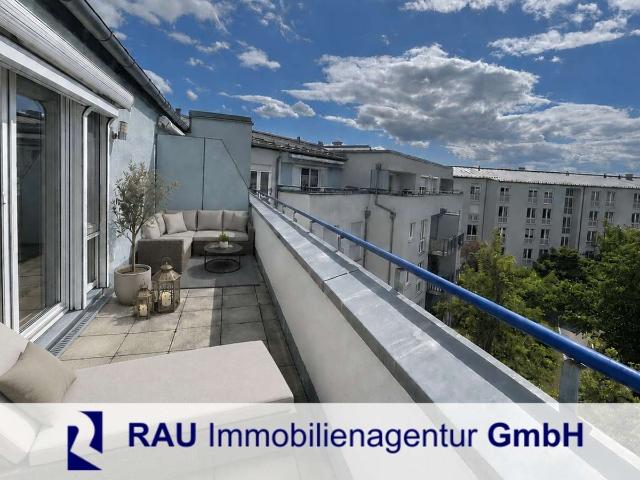 Sofort frei Dachterrassen Wohnung, 2 Zi. plus Wohnküche Erbpacht