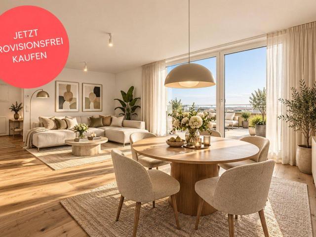 Sofort vermietbar! Nach Süden ausgerichtete 4 Zimmer Dachgeschoßwohnung | Zwei Bäder, große Terrasse, Fernblick | Klimavorbereitung | Provisionsfrei