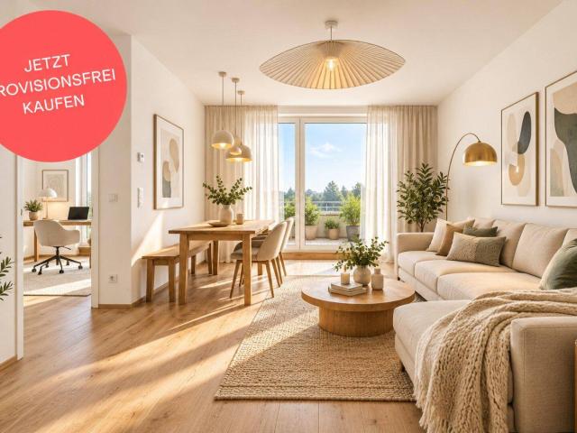 Sofort vermietbare Familienwohnung mit Wow Effekt | Grün und Bergblick von jedem der 4 Zimmer | 2 Bäder | 25 m² Terrasse | Provisionsfrei