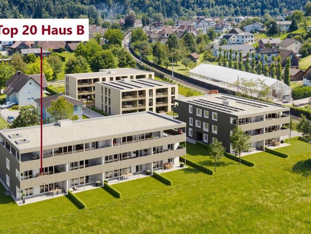 Haus B Top 20 I 4 Zimmer Eck Terrassen Wohnung in Feldkirch Altenstadt  Rebbündten 27 und 27a für SIE verfügbar