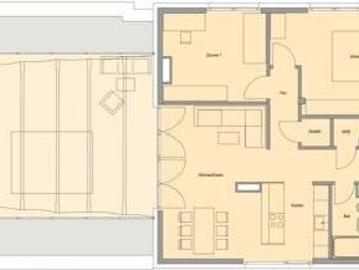 Textorstraße, Malerviertel - Terrasse, Heizung