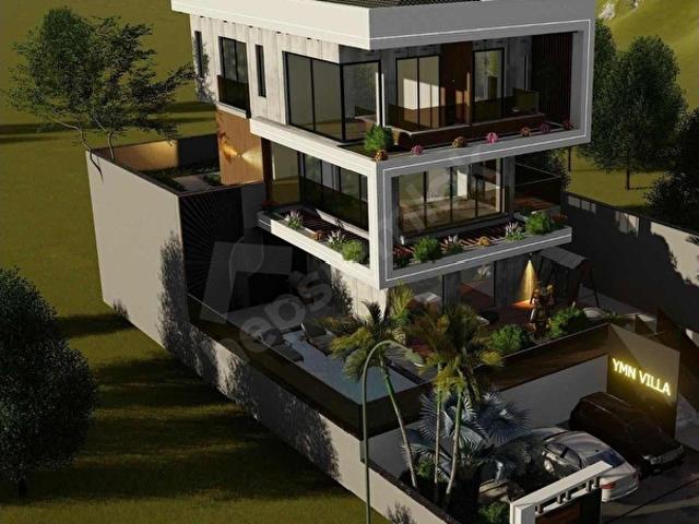 Sogucakta full deniz manzaralı sıfır müstakil havuzlu villa