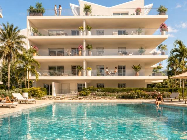 Soleil sur le balcon, Cannes à portée de pas — 21 m² d’art d. 45m² Cannes