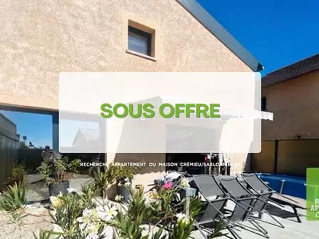 Soleymieu 38460 Achat / Vente maison 3 pièces t3 jardin terrasse