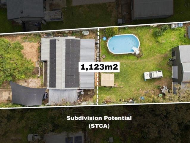 Solid 3 Bedroom Home on 1,123m² with Pool, Massive Shed & Subdivision Potential STCA