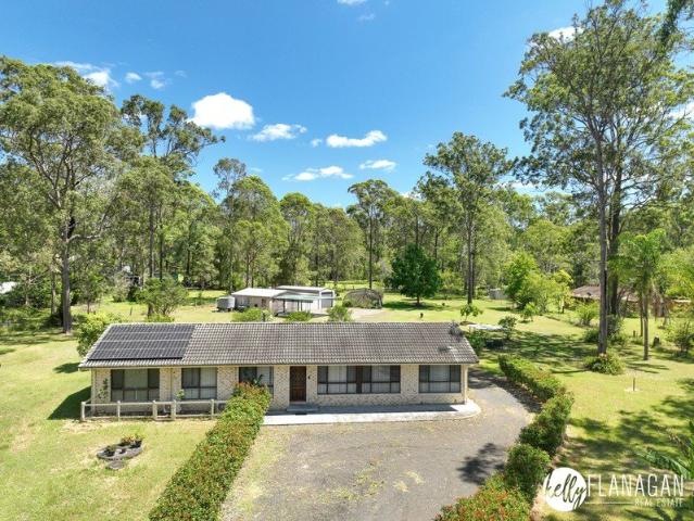 Solid Family Brick, Shedding, Small Acres Set Up With Fruit & Vegetable Growing Level Home & Land 2 Acres