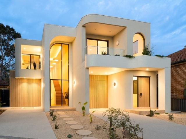 Sophisticated Architectural Residence with Serene Poolside Oasis & Alfresco Living