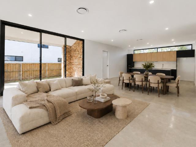 Sophisticated Corner Block Living with Designer Appeal