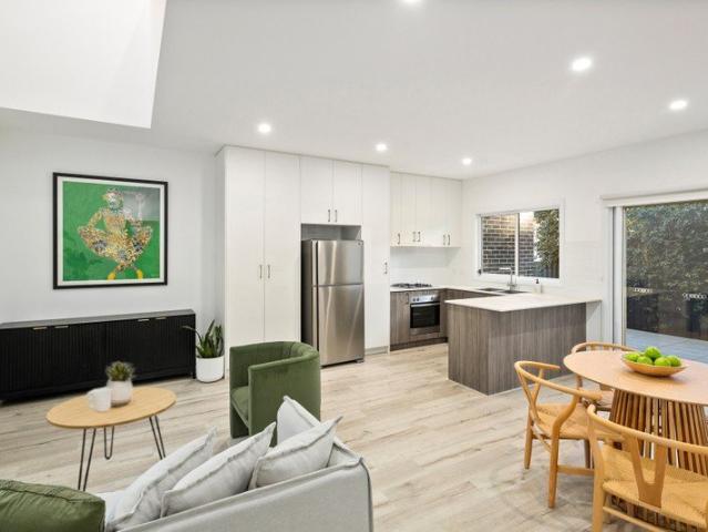 Sophisticated designer townhome with village convenience
