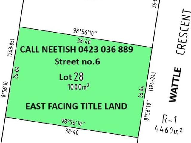 East Facing 1,000m² Titled Land in Beaconsfield & $20,000 Rebate Offer!