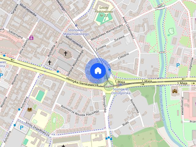 Sosnowiec centrum, 2 pokoje Ostrogórska/Sienkiewicza