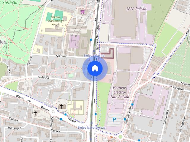 SOSNOWIEC Sielec Kawalerka 26m do wynajęcia ul. Narutowicza