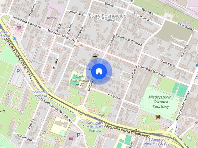 SOSNOWIEC Sielec Kawalerka 26m do wynajęcia ul. Narutowicza