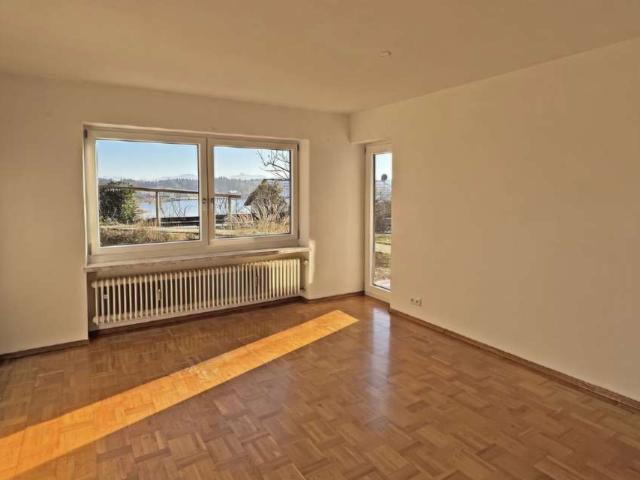 Souterrain Wohnung mit Garten und Seeblick in Seeon
