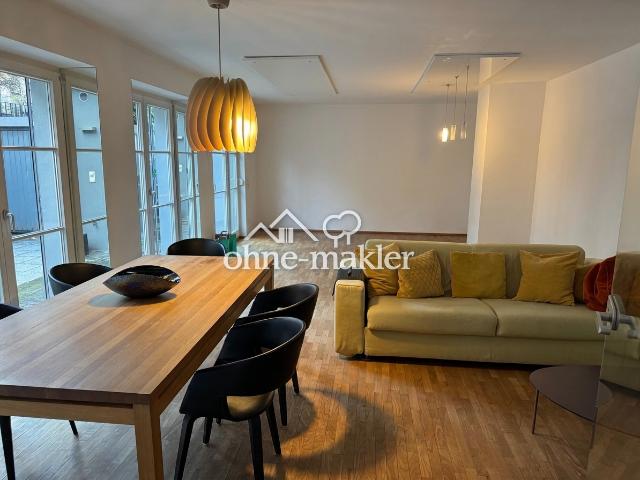 Souterrain Wohnung mit Hof, Terrasse & Wintergarten im Agnesviertel – provisionsfrei