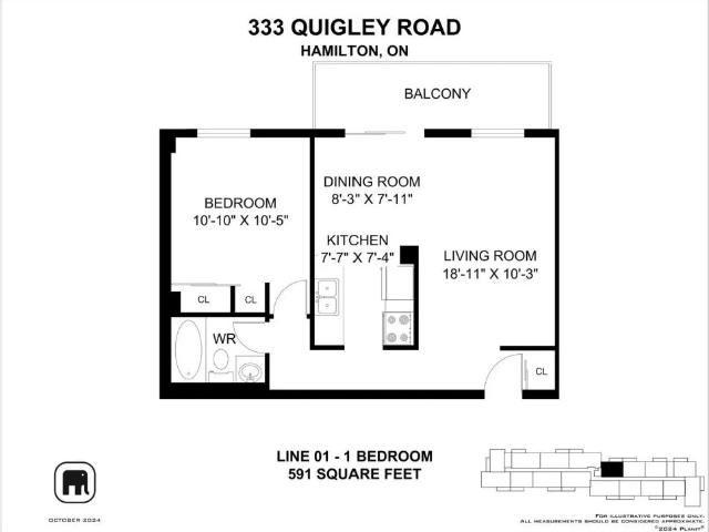 South Valley Apartments — Apartment 1 Bedroom