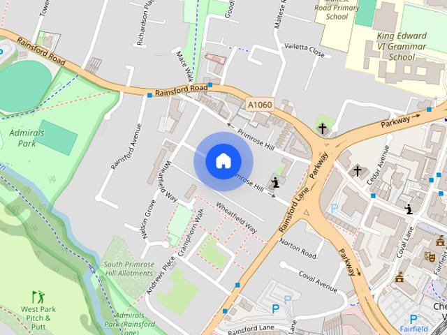 South Primrose Hill, City Centre, Chelmsford, Essex, CM1
