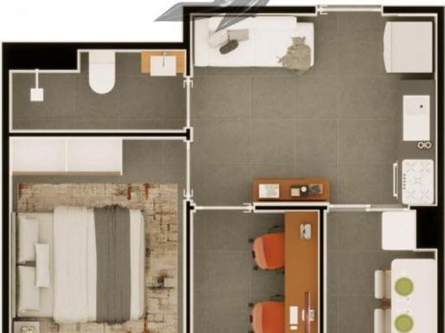 Sou Mais Urban | Construtora Sousa Araújo | Construção | 28 metros | 01 dormitório | com varanda | s