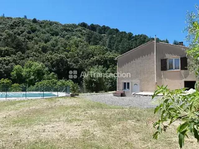 Soudorgues 30460 Achat / Vente maison 7 pièces t7 piscine terrasse