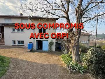 Sourcieux les Mines 69210 Achat / Vente maison 5 pièces t5 jardin cave