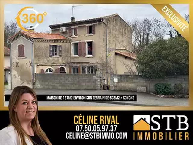 Soyons 07130 Achat / Vente maison 5 pièces t5 terrasse