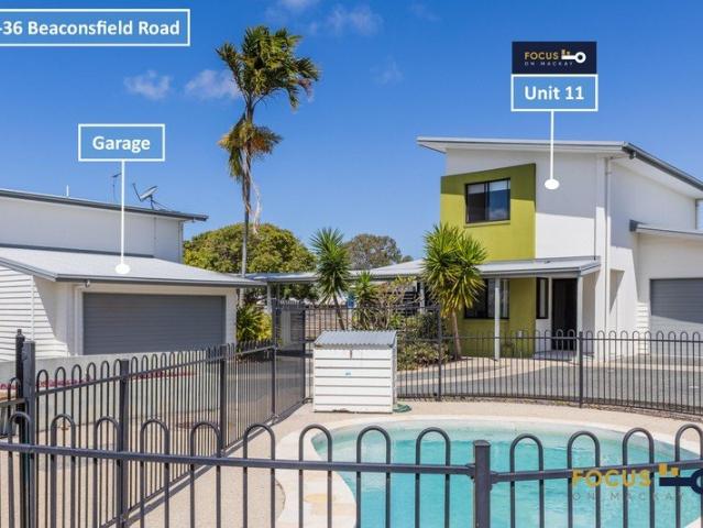 Smart Townhouse with Pool Outlook & Double Garage + 2 Open Carparks