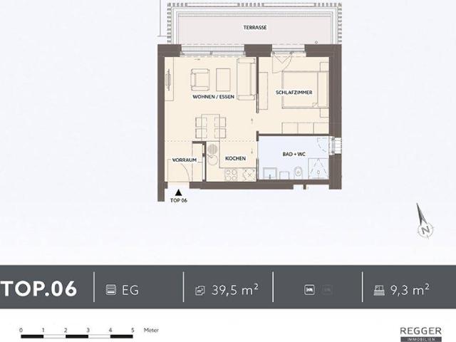 SMART WOHNEN IN BESTER LAGE – KOMPAKTE EIGENTUMSWOHNUNG MIT DURCHDACHTEM GRUNDRISS UND TERRASSE!