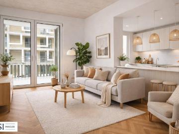 Smart & gemütlich: 1,5 Zimmer Wohnung mit Balkon