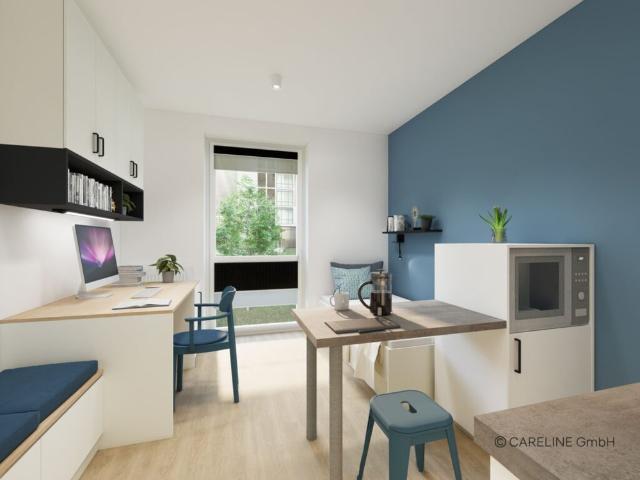 1 Monat mietfrei sichern! Smartes 1 Zimmer Apartment für Studierende im Quartillion Wiesbaden