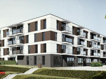 Nowoczesne 4 pokojowe mieszkanie z balkonem i miejscem garażowym