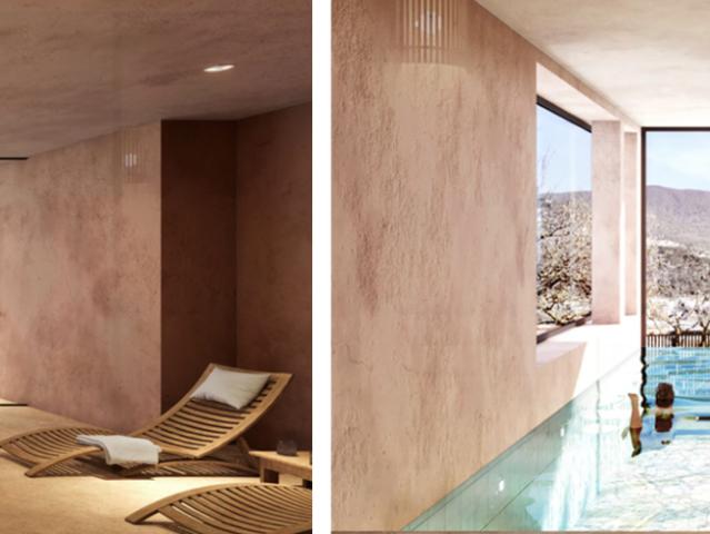 SPA von 100 m² mit Sauna und Innenpool, Neubau 2026 und privater Terrasse
