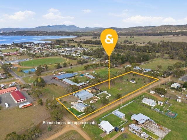 Space, Shedding & Serious Possibilities Over 1.2ha in the Heart of Triabunna